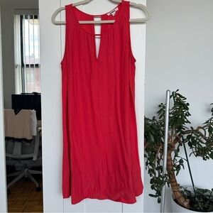 BB Dakota Bold Coral colored Cutout Dress
